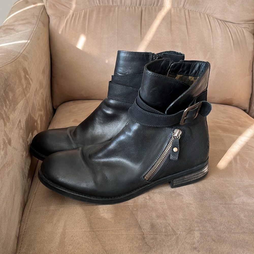 Fly London black leather boots 41 - Picture 4 of 7
